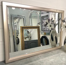 Large Antique Silver Wall