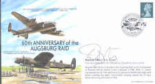 MF2 WW2 WWII Augsburg Raid Nettleton VC RAF AVRO Lancaster cover signed DOWTY