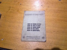PIAGGIO GILERA 50 SPARE PARTS CATALOGUE TOURING TRIALS M/CYCLE MOPED ENDURO