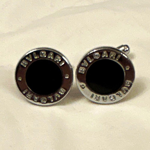 Bvlgari signed round silver - bvlgari,