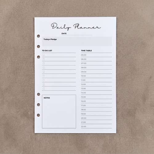 Daily planner with 20 - planner,