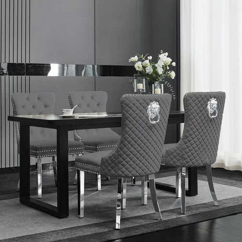 Luxury velvet dining - velvet, chairs