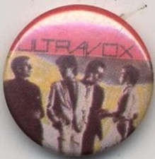 Ultravox Badge Button #1ADVEST