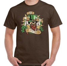 Day Of The Beer (Dead Parody) Mens Funny St Patricks Day T-Shirt Irish Bar Top