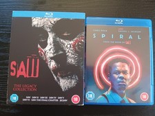 SAW The Legacy Collection + Spiral Blu Ray 9 Movie Bundle Slasher Horror