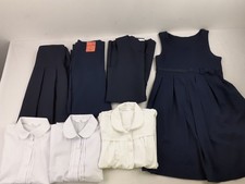 M&S Girl's School Uniform 7xPc Pinafore Skirt Trouser Blouse Size 9-10Yrs NWOTF2