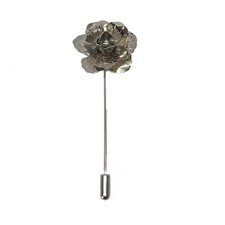 Silver Handmade Metal Flower /