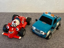 Roary The Racing Car  & Plugger 7" Talking Friction Drive Cars see video