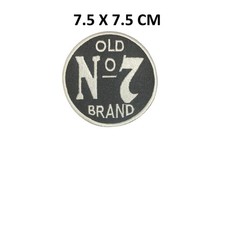 Old N7 Brand Jack Daniels Embroidered Iron sew on Patch Clothe Jacket Jeans New