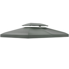 Gazebo Canopy 4x3m Deep Grey