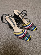 Zara Women's Black Heeled Shoes Size 5