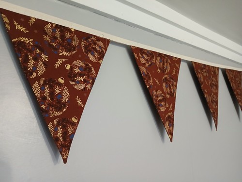 Christmas baubles bunting - baubles,