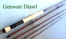 Genwair Diawl Fly Rod 9ft 6in 7/8 wt rod Ex Display Tube Bag & L/time Guarantee