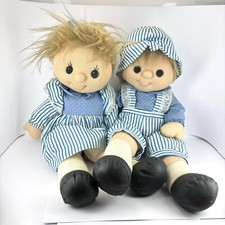 2 Vintage Handmade(?) Ragdoll