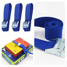 3Pcs 5M Quick Release Cam Buckle Luggage Tie Down Roof Rack Cargo Lashing Straps