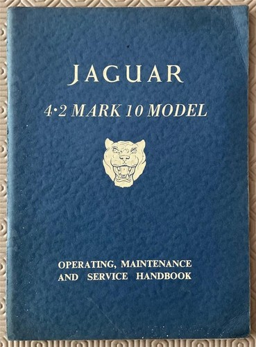 Jaguar litre mark 10 model - mark,