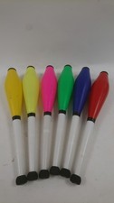 Set of 6 Colourful Juggling Clubs - Lightweight Practice Equipment Collectables