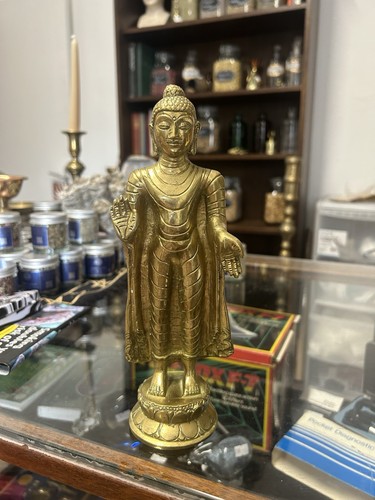 Vintage solid brass - vintage, standing