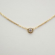 Cartier CARTIER 750 (K18YG) Diamond 1P D Amour Necklace XS 41cm Used