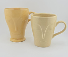 2 Cadbury Bournvita Mugs Sweet Dreams Face Design Rare Vintage Collectible VGC