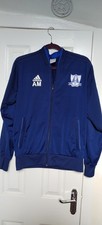 Adidas Leeds City F.C. Tracksuit Top Navy Size Medium