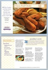 Classic Fried Chicken #9 - Poultry - Grandma's Kitchen Recipe Card