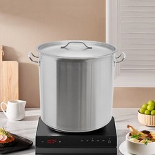 100QT Durable Silver Stainless