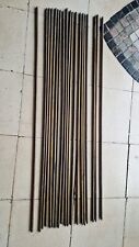 19 Antique SOLID 35.5 inches Brass Stair Rods 