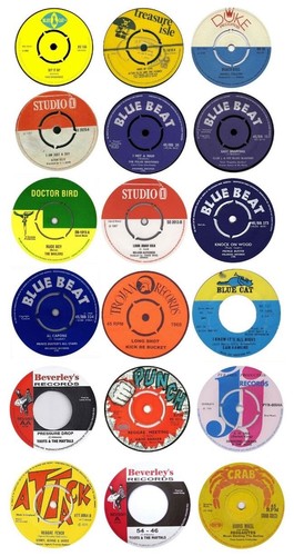 X18 50mm reggae record label - x18,
