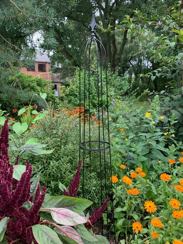 Metal garden obelisk - obelisk, climbing