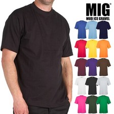 Mens Black Work Plain Cotton