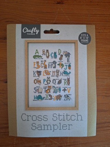 Alphabet sampler cross - sampler,