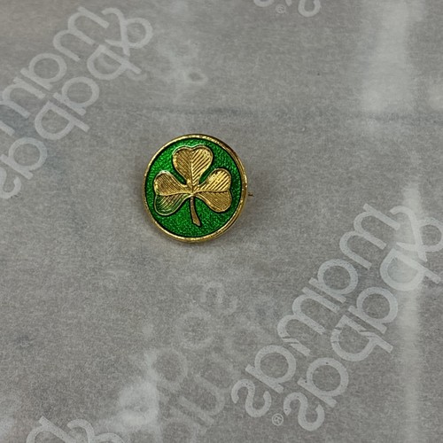 Irish clover enamel pin - irish,