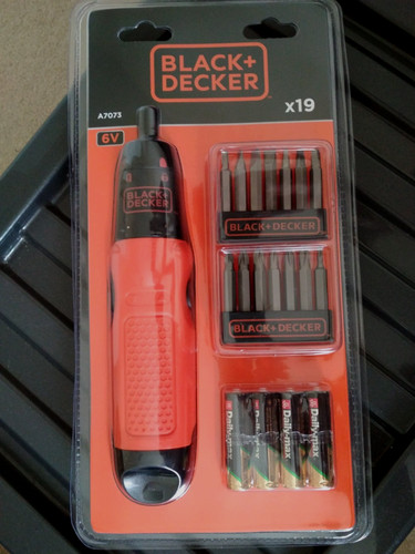 Black decker screwdriver - decker,