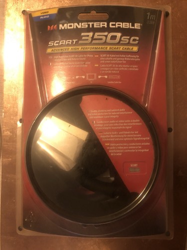 Monster cable scart lead - lead, 350sc