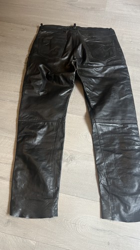 Vintage genuine leather lace - leather,