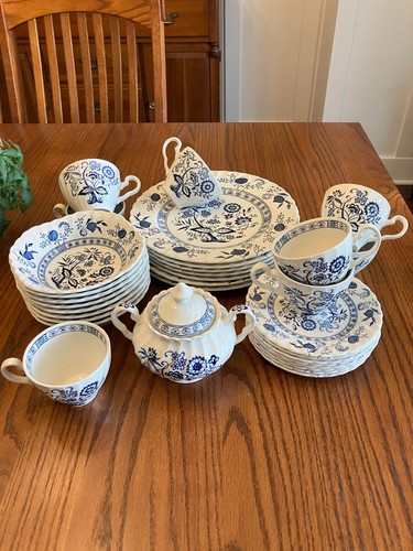 Vintage johnson brothers blue - vintage,
