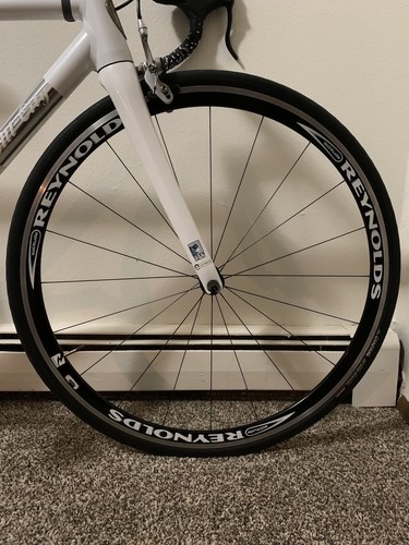 Reynolds road bike front wheel - front,