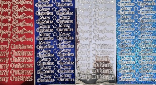 Christmas peel offs pack - christmas,