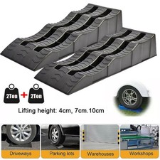 Set of 2 Car Ramp 4 Ton 2+2