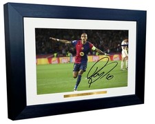 Signed Raphinha Barcelona