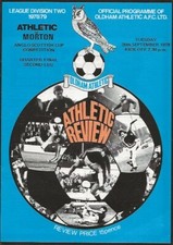 Oldham Athletic v Morton Anglo