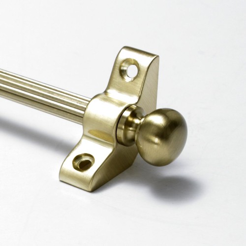 Satin brass stair - stair,