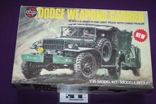 Airfix Dodge Weapons Carrier & trailer 1:35 scale model truck kit 08362-9.