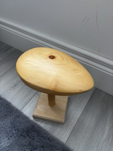 Wooden millinery hat - millinery, block
