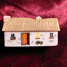 Vintage 1980 Bally Whim Kate's Cottage Wade Ireland Miniature Building Village 4