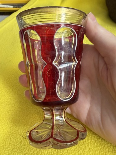 Antique bohemian cut glass - bohemian,
