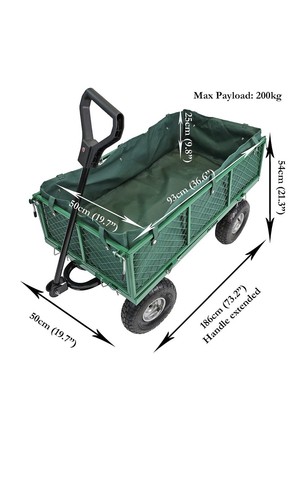 Garden trolley cart heavy duty - trolley,