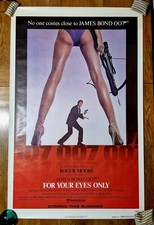 For Your Eyes Only: Original Preview One Sheet James Bond Movie Poster.