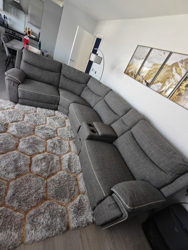 Dfs trek grey corner sofa - corner,